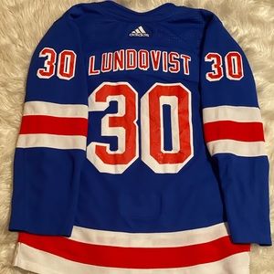 Authentic Lundqvist NY Rangers Jersey sz 46